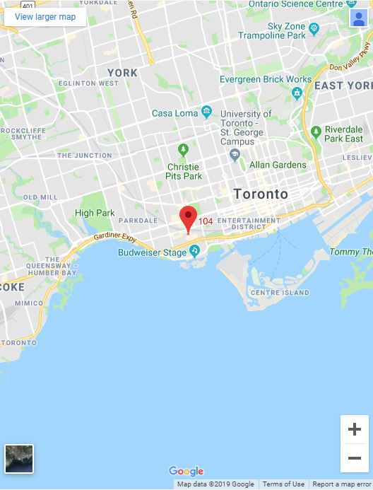 toronto location store map